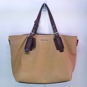Nicole Lee Large Bag Tote Faux  Bag Beige/Brown
